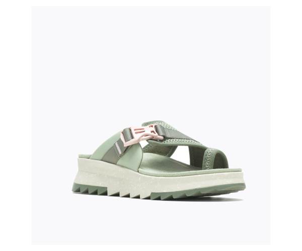 Merrell Alpine Cush Wrap Szandál Női Világos Zöld Barna Akció | Webshop HU-IG8029647
