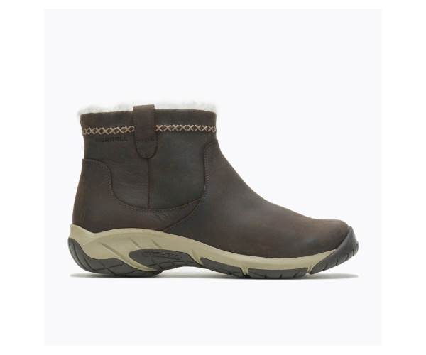 Merrell Encore 4 Bluff Zip Polar Vízálló Téli Cipő Női Sötétbarna Akció | Webshop HU-AN0615728
