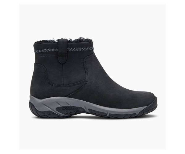 Merrell Encore 4 Bluff Zip Polar Vízálló Széles Cipő Szélesség Téli Cipő Női Fekete Akció | Webshop HU-UZ2690457
