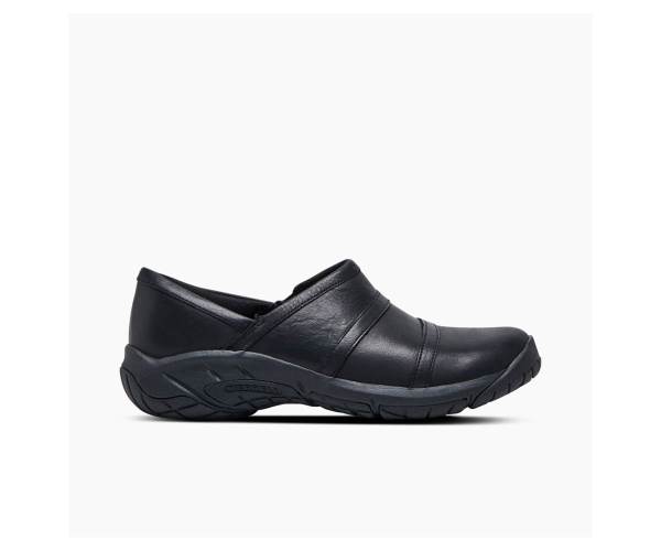Merrell Encore Moc 4 Bőr Széles Cipő Szélesség Alkalmi Cipő Női Fekete Akció | Webshop HU-TZ6295817