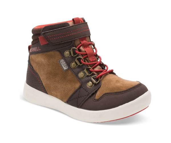 Merrell Freewheel Mid Vízálló Bakancs Fiú Barna Akció | Webshop HU-SO3941805