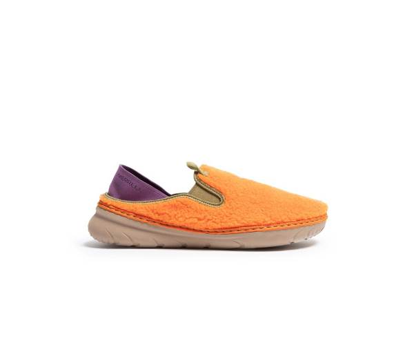 Merrell Hut Moc Fleece Slip On Férfi Narancssárga Fekete Akció | Webshop HU-DZ2875304
