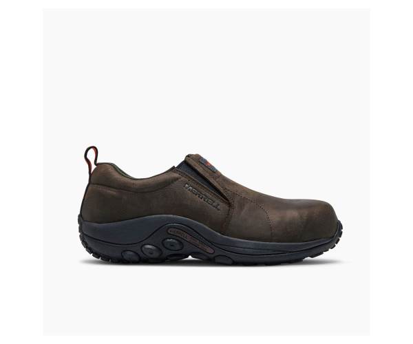 Merrell Jungle Moc Bőr Comp Toe Munkacipő Férfi Sötétbarna Akció | Webshop HU-HL7204169