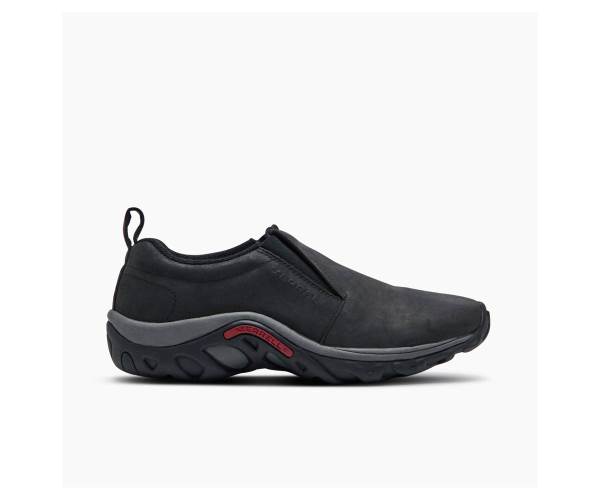 Merrell Jungle Moc Nubuck Slip On Férfi Fekete Akció | Webshop HU-PR5379682