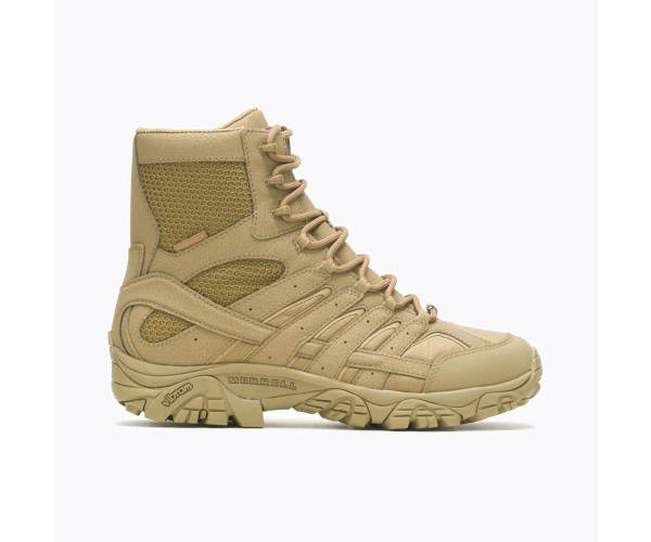 Merrell Moab 2 8 Inch Tactical Széles Cipő Szélesség Vízálló Bakancs Férfi Khaki Akció | Webshop HU-RS4051968