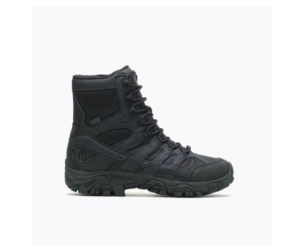 Merrell Moab 2 8 Inch Tactical Széles Cipő Szélesség Vízálló Bakancs Férfi Fekete Akció | Webshop HU-SQ4190735