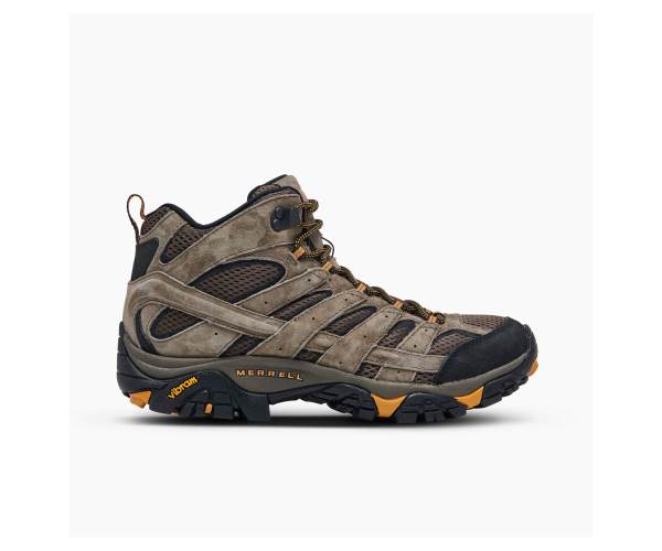 Merrell Moab 2 Mid Ventilator Túracipő Férfi Fekete Khaki Akció | Webshop HU-XI3274968