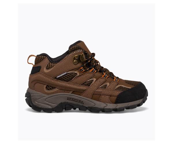 Merrell Moab 2 Mid Vízálló Bakancs Fiú Barna Akció | Webshop HU-YP7295168