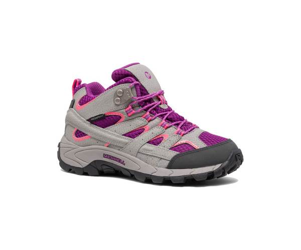 Merrell Moab 2 Mid Vízálló Bakancs Lány Szürke Fukszia Akció | Webshop HU-DF4687021