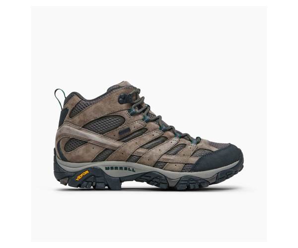 Merrell Moab 2 Mid Vízálló Túracipő Férfi Fekete Narancssárga Akció | Webshop HU-EX6298075