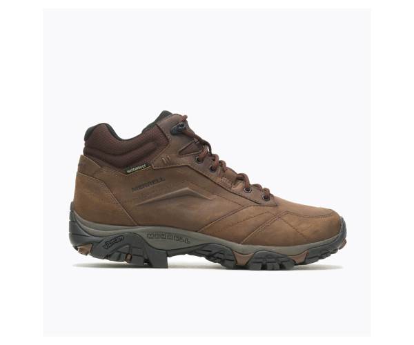 Merrell Moab Adventure Mid Vízálló Túracipő Férfi Barna Olivazöld Akció | Webshop HU-XZ3674025