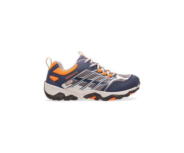 Merrell Moab FST Low Vízálló Cipő Fiú Narancssárga Sötétkék Szürke Akció | Webshop HU-EW1807345
