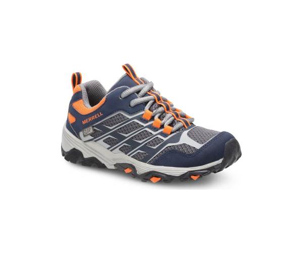 Merrell Moab FST Low Vízálló Cipő Lány Narancssárga Sötétkék Szürke Akció | Webshop HU-UL2358061
