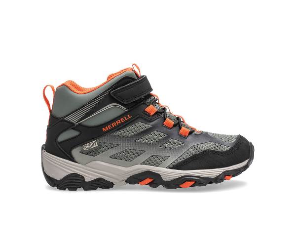 Merrell Moab FST Mid A/C Vízálló Bakancs Lány Fekete Olivazöld Akció | Webshop HU-AV4208517