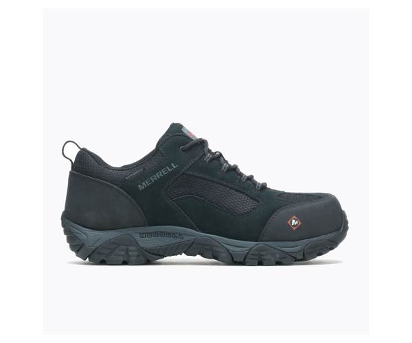 Merrell Moab Onset Vízálló Comp Toe Munkacipő Férfi Fekete Akció | Webshop HU-RN6498213