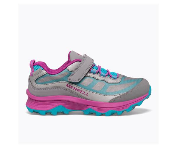 Merrell Moab Speed Low A/C Vízálló Tornacipő Fiú Szürke Titán Türkiz Akció | Webshop HU-ZL4725618