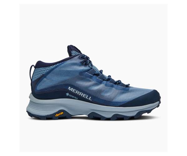 Merrell Moab Speed Mid GORE-TEX Túracipő Női Sötétkék Akció | Webshop HU-OF8245167