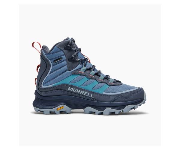 Merrell Moab Speed Thermo Mid Vízálló Túracipő Női Kék Akció | Webshop HU-PV1507326
