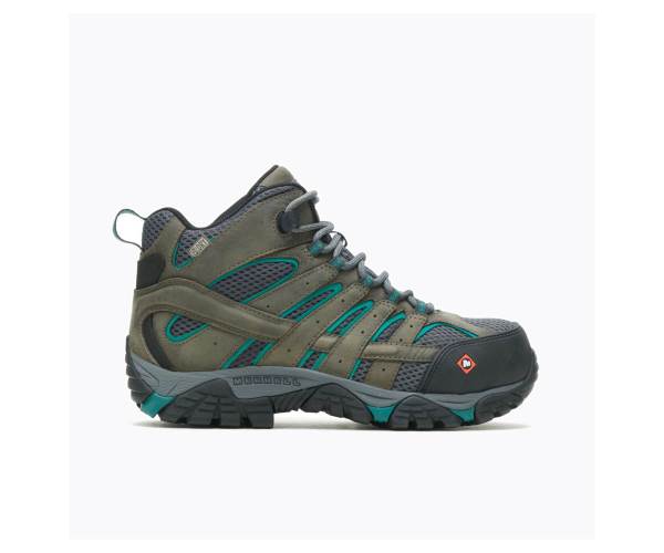 Merrell Moab Vertex Mid Vízálló Comp Toe Munkabakancs Női Zöld Fekete Akció | Webshop HU-LM3781590