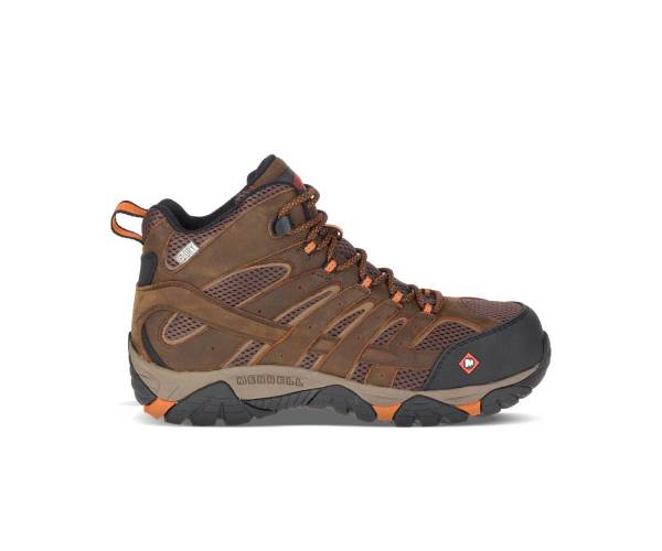 Merrell Moab Vertex Mid Vízálló Comp Toe Munkabakancs Férfi Barna Akció | Webshop HU-PW6740325