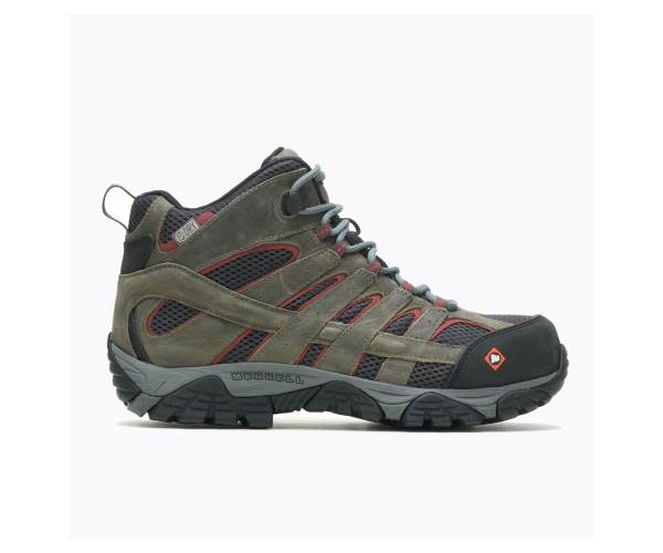 Merrell Moab Vertex Mid Vízálló Comp Toe Munkabakancs Férfi Zöld Fekete Akció | Webshop HU-SW8249071