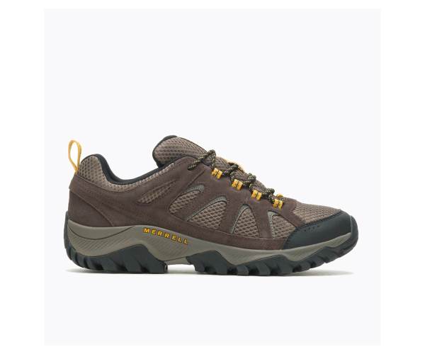 Merrell Oakcreek Széles Cipő Szélesség Túracipő Férfi Sötétbarna Akció | Webshop HU-MW9237160