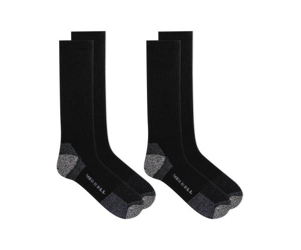 Merrell Rugged Steel Toe Crew 2 Pack Zokni Férfi Fekete Akció | Webshop HU-EM6819572