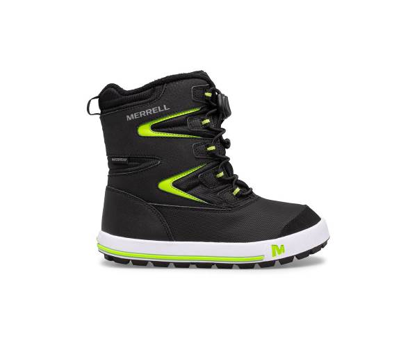 Merrell Snow Bank 3.0 Téli Csizma Lány Fekete Zöld Szürke Akció | Webshop HU-YD2139468