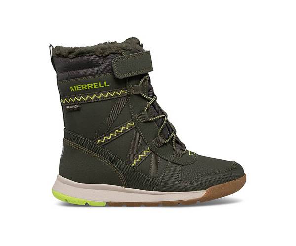 Merrell Snow Crush 2.0 Vízálló Bakancs Fiú Világos Zöld Olivazöld Akció | Webshop HU-KG0381269