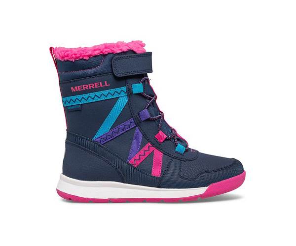 Merrell Snow Crush 2.0 Vízálló Bakancs Fiú Színes Sötétkék Akció | Webshop HU-NL6892531