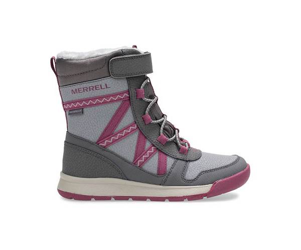 Merrell Snow Crush 2.0 Vízálló Bakancs Fiú Szürke Akció | Webshop HU-XQ1795432