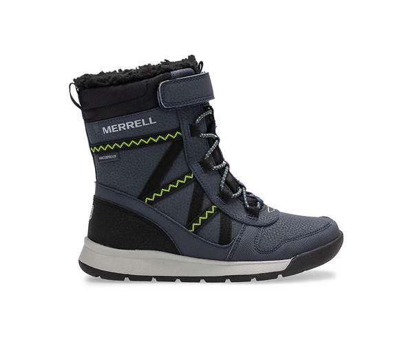 Merrell Snow Crush 2.0 Vízálló Bakancs Fiú Világos Zöld Sötétkék Akció | Webshop HU-YH1739425