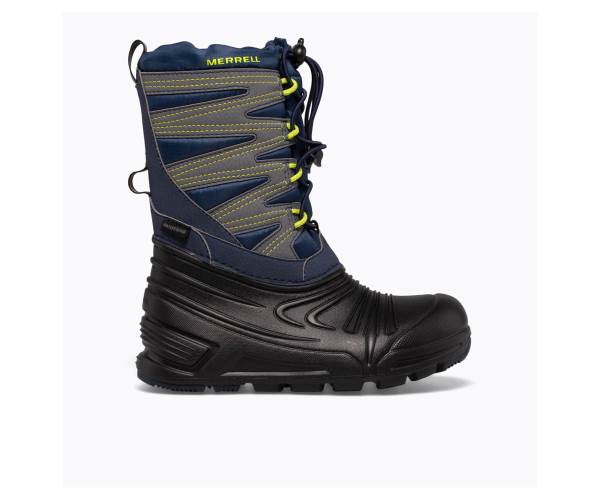 Merrell Snow Quest Lite 3.0 Vízálló Bakancs Lány Fekete Sötétkék Szürke Akció | Webshop HU-PJ7153602
