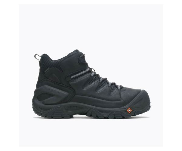 Merrell Strongfield Bőr 6 Inch Vízálló Comp Toe Munkabakancs Férfi Fekete Akció | Webshop HU-RP8175964