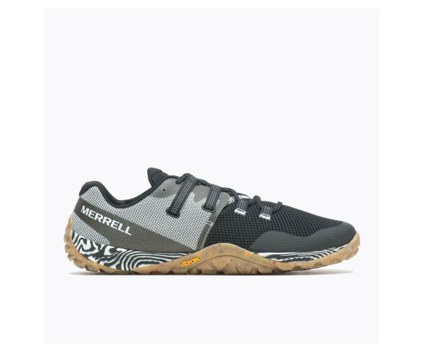 Merrell Trail Glove 6 Eco Dye Trail Futócipő Férfi Fekete Fehér Akció | Webshop HU-IG5301248
