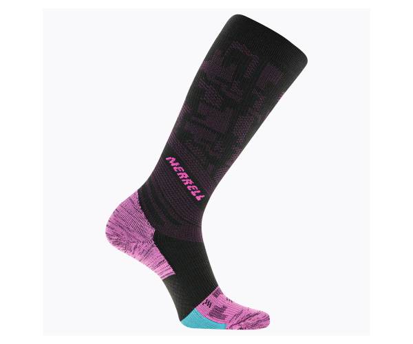 Merrell Trail Glove Compression Over The Calf Zokni Férfi Fekete Rózsaszín Akció | Webshop HU-XB2170465